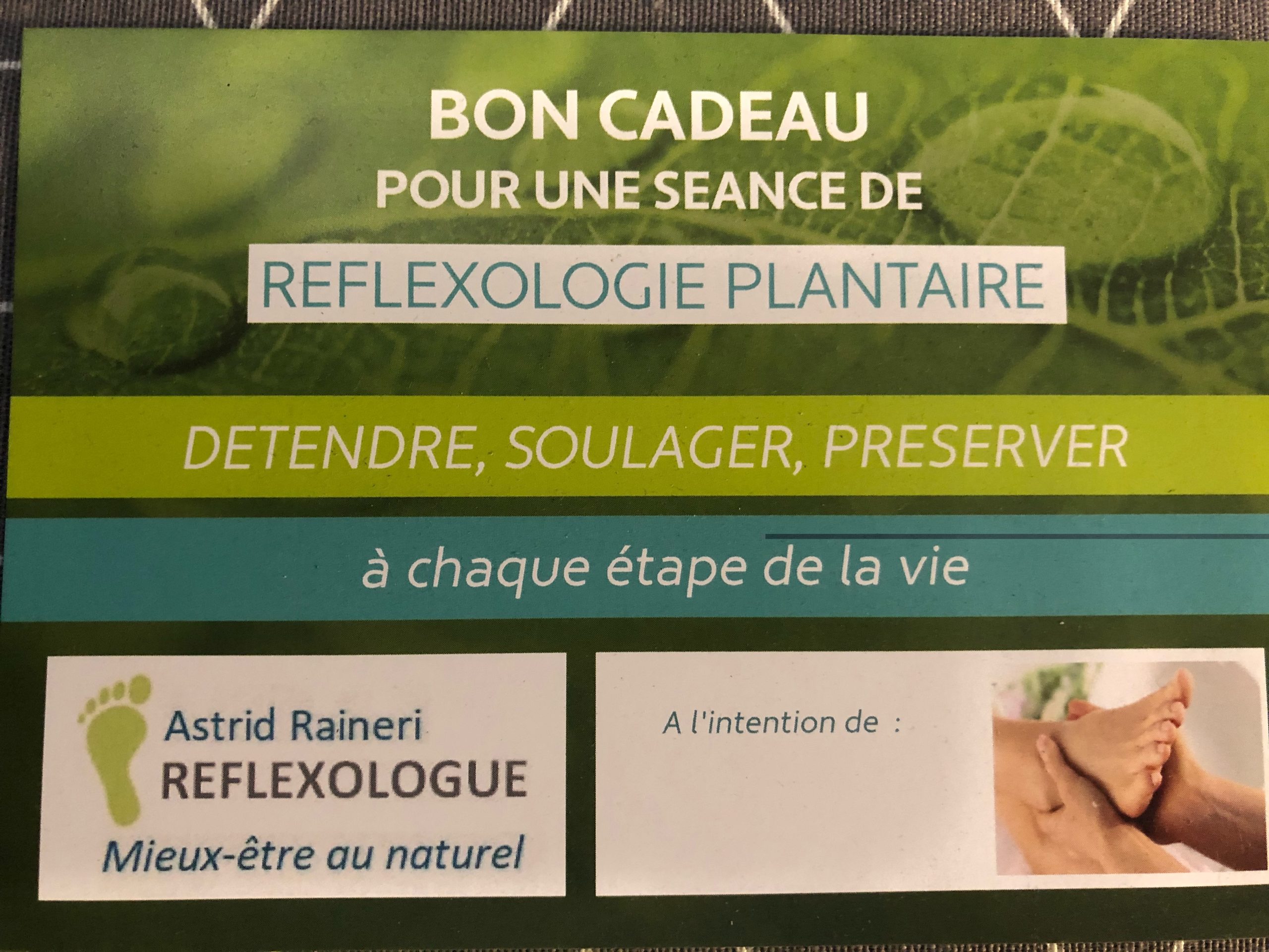 Pour les fêtes, offrez une séance de réflexologie !